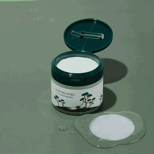 Round Lab Pine Calming Cica Pad 50pcs - Skynkorea