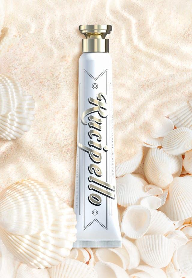 Rucipello WHITE PEARL OCEAN TOOTHPASTE 100g - Skynkorea