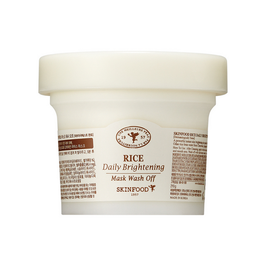 SKINFOOD Rice Daily Brightening Mask Wash Off 210g - Skynkorea