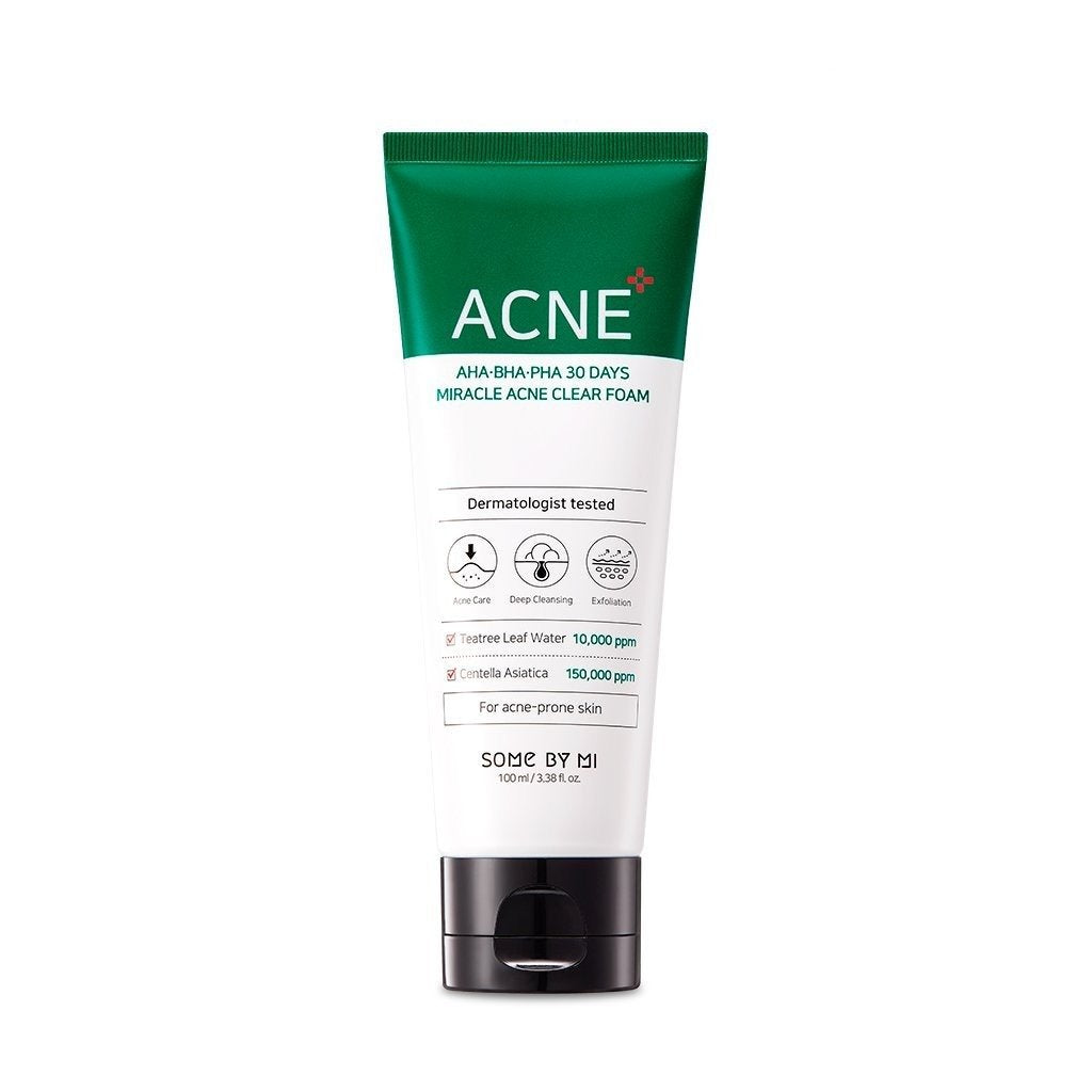 [SOME BY MI] AHA-BHA-PHA 30Days Miracle Acne Clear Foam 100ml - Skynkorea
