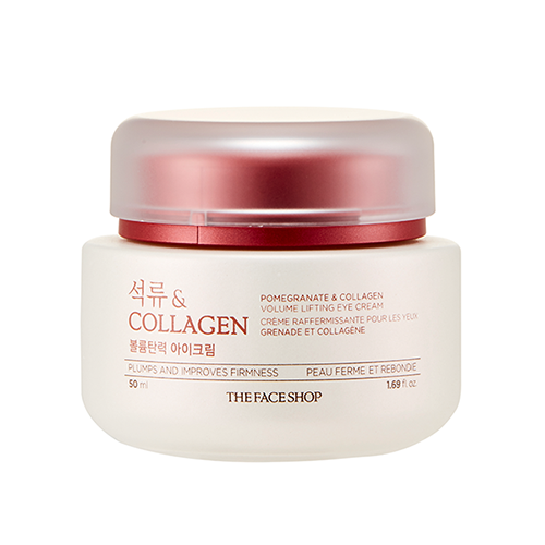 THE FACE SHOP Pomegranate And Collagen Volume Lifting Eye Cream 50ml - Skynkorea