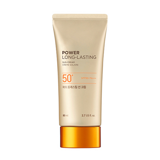 THE FACE SHOP Power Long- Lasting Sun Cream 80ml - Skynkorea