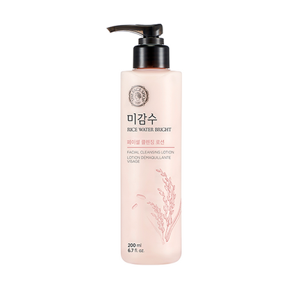 THE FACE SHOP RICE Rice Water Bright Cleansing Lotion 200ml - Skynkorea