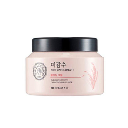 THE FACE SHOP RICE WATER BRIGHT Cleansing Cream 400ml - Skynkorea