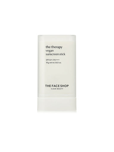 THE FACE SHOP The Therapy Vegan Sunscreen Stick SPF50+ PA++++ 18g - Skynkorea