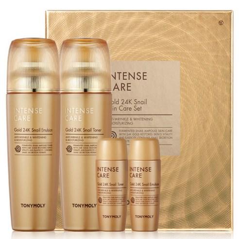 TONYMOLY Intense Care Gold 24K Snail 2 Set - Skynkorea