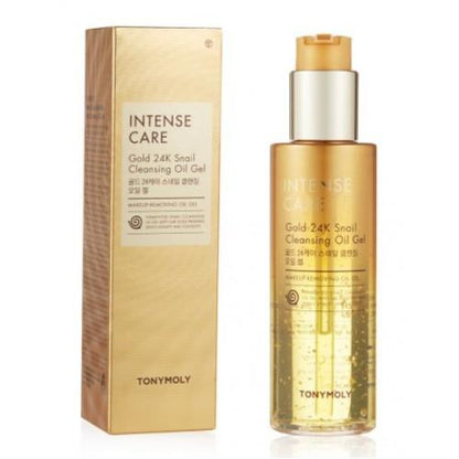 TONYMOLY Intense Care Gold 24k Snail Cleansing Oil Gel 190ml - Skynkorea