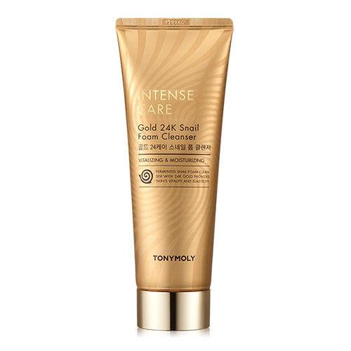 TONYMOLY Intense Care Gold 24k Snail Foam Cleanser 150ml - Skynkorea