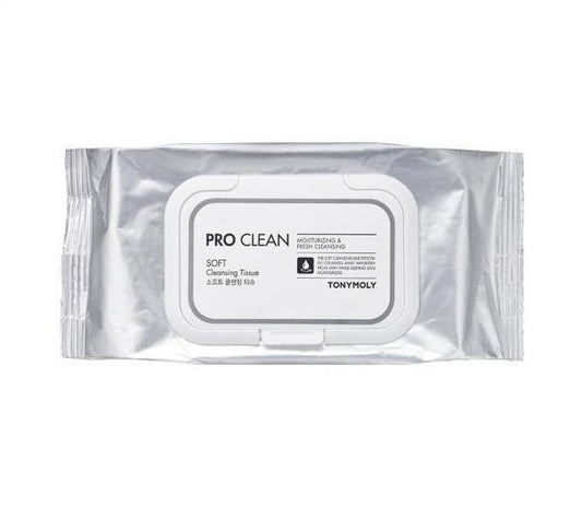 TONYMOLY Pro Clean Soft Cleansing Tissue 50ea - Skynkorea