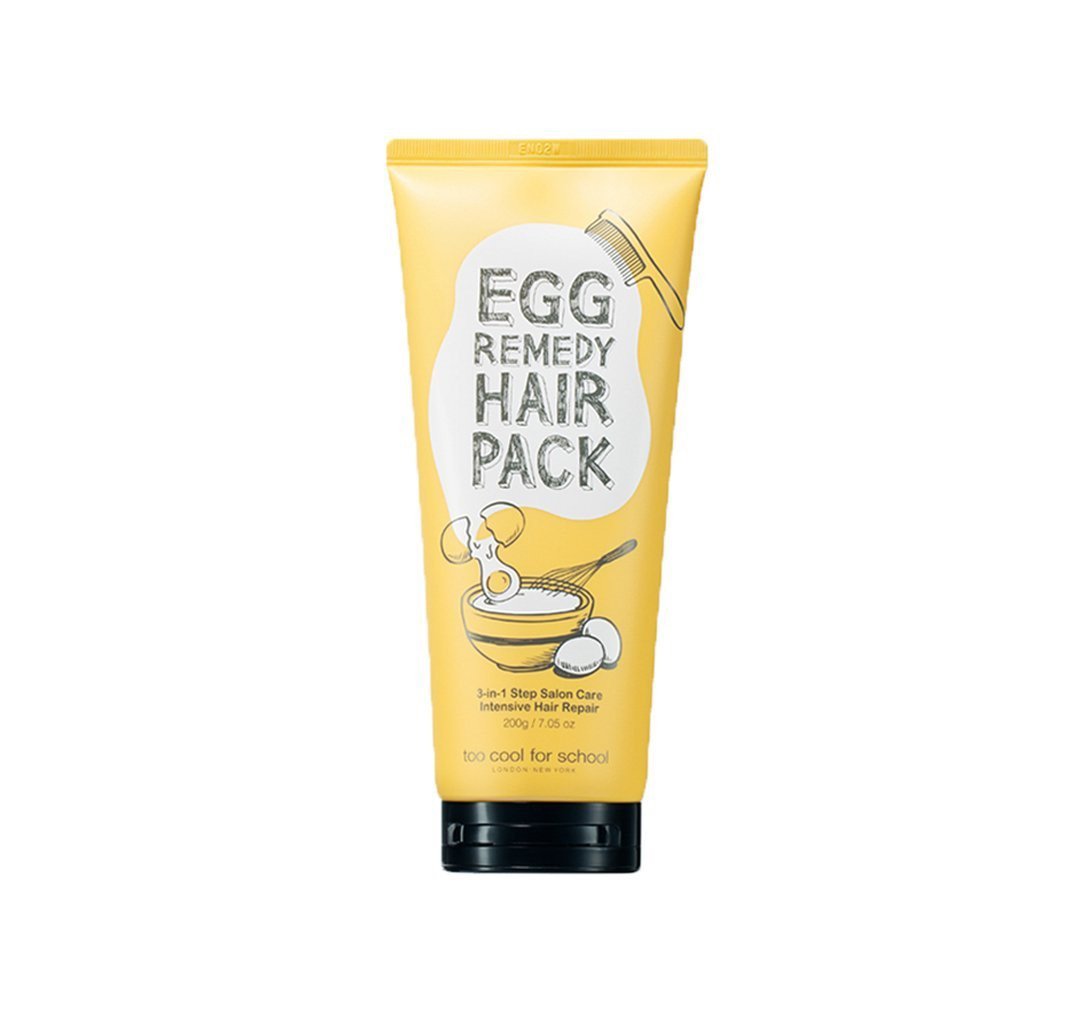 [TOO COOL FOR SCHOOL] Egg Remedy Hair Pack 200ml - Skynkorea
