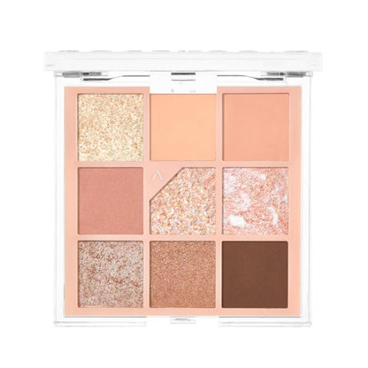 UNLEASHIA Glitterpedia Eye Palette 6.6g #N°3 All Of Coral Pink - Skynkorea