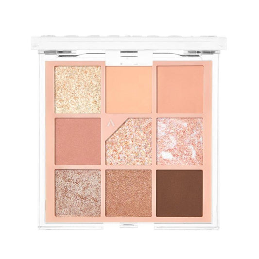 UNLEASHIA Glitterpedia Eye Palette 6.6g #N°3 All Of Coral Pink - Skynkorea