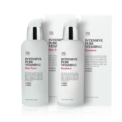 VIBAS Intensive Pure Vitamin C Skin Toner 130ml + Emulsion Set 130ml - Skynkorea