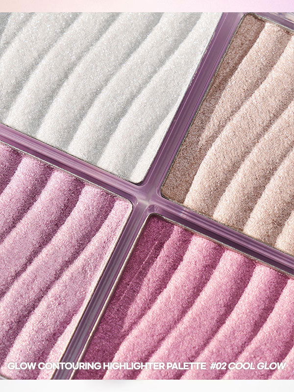WAKEMAKE Glow Contouring Highlighter Palette 7.8g - Skynkorea