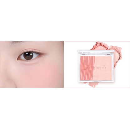 WAKEMAKE Sheer Layering Dual Blusher (5 Colours) - Skynkorea