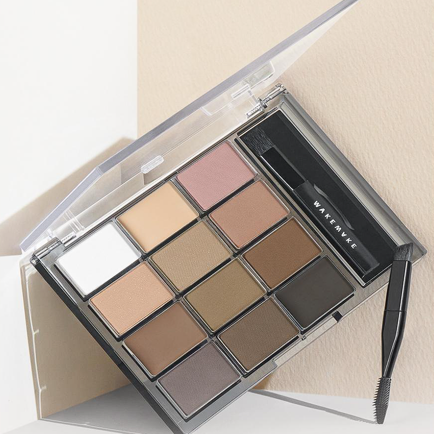 WAKEMAKE Soft Drawing Brow Palette - Skynkorea
