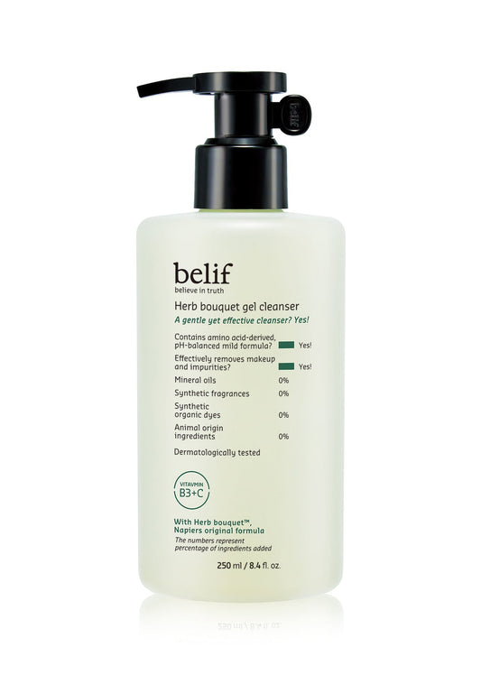 belif Herb Bouquet Gel Cleanser 250ml - Skynkorea