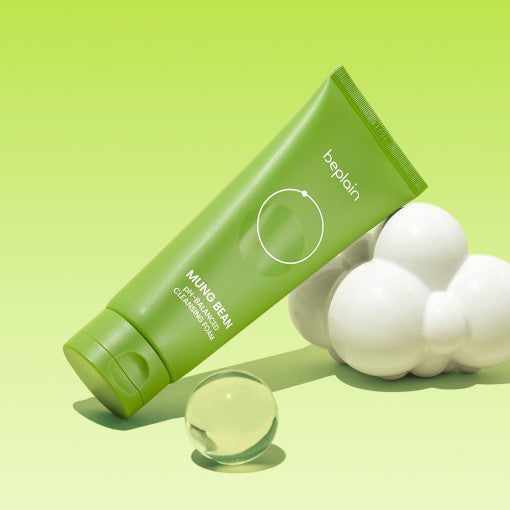 beplain Mung Bean pH-Balanced Cleansing Foam 160ml - Skynkorea