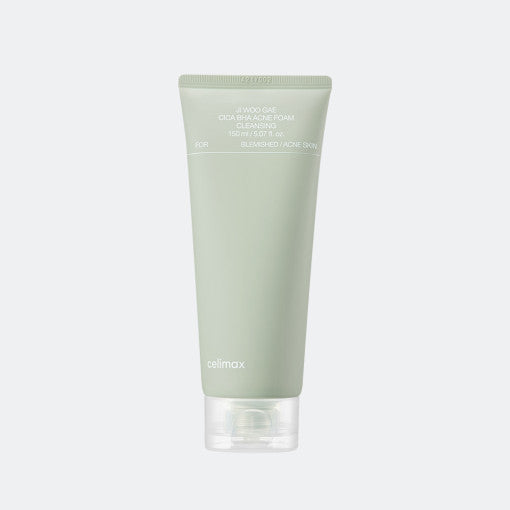 celimax JI WOO GAE Cica BHA Acne Foam Cleansing 150ml - Skynkorea