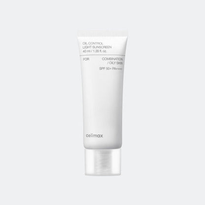 celimax Oil Control Sunscreen SPF50 - Matte Finish & Shine-Free Protection, 40ml - Skynkorea