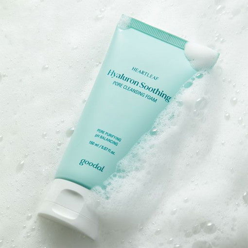 goodal Heartleaf Hyaluron Soothing Pore Cleansing Foam 150ml - Skynkorea