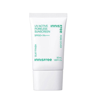 innisfree UV Active Poreless Sunscreen 50ml SPF50+ PA++++ - Skynkorea
