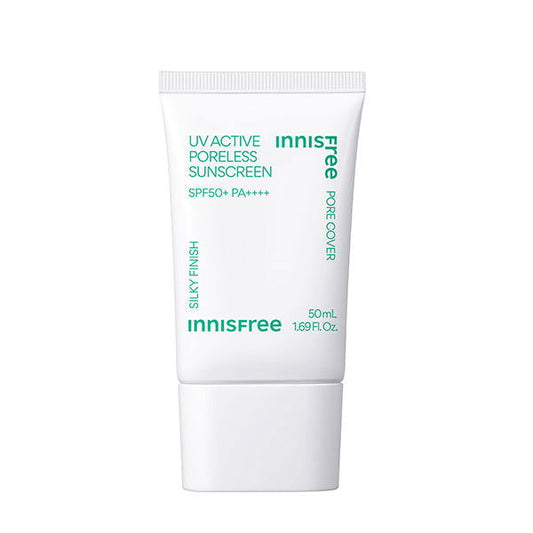 innisfree UV Active Poreless Sunscreen 50ml SPF50+ PA++++ - Skynkorea