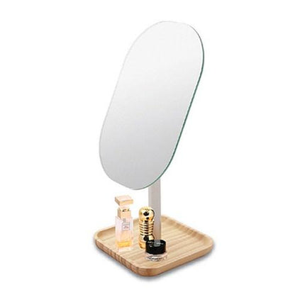 [miro line] Wood Tray Stand Mirror ST-311 - Skynkorea