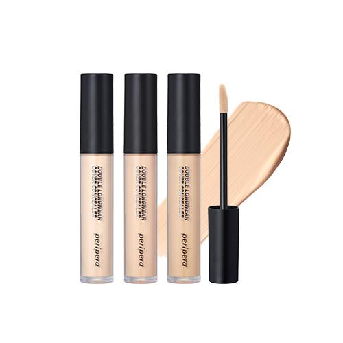 peripera Double Longwear Cover Concealer 5.5g (3 Colors) - Skynkorea