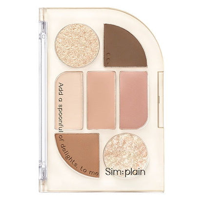 peripera Simplain Eye Palette 1.5gx1.17gx2.18g x 4 (2 Colors) - Skynkorea