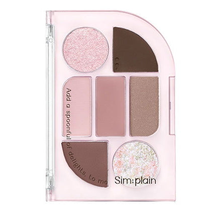 peripera Simplain Eye Palette 1.5gx1.17gx2.18g x 4 (2 Colors) - Skynkorea