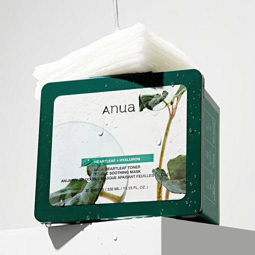 Anua Heartleaf Toner Double Soothing Mask 30 Sheets(330ml) - Skynkorea
