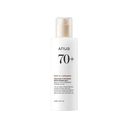 Anua Rice 70 Intense Moisturizing Milk 150ml - Skynkorea