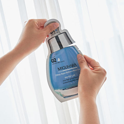 MIGUHARA 2 Step Aqua Balance Mask Pack (1.7ml + 25ml) x 1 sheet - Skynkorea