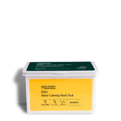 MIGUHARA Daily Shine Calming Mask Pack 30 sheets 350g - Skynkorea