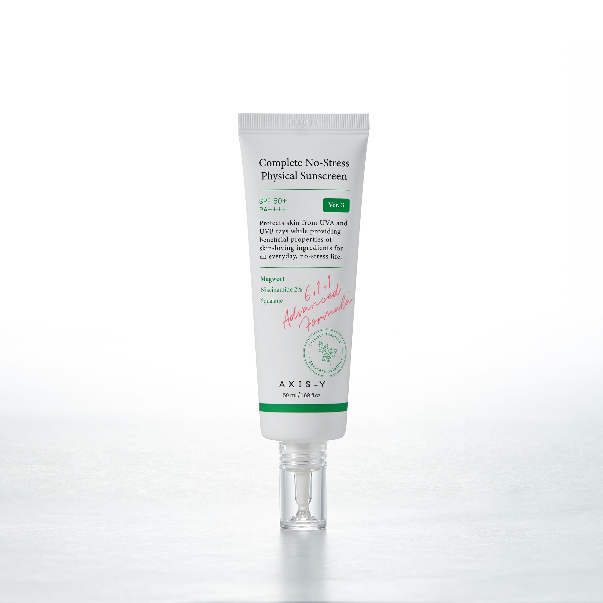 AXIS-Y Complete No-Stress Physical Sunscreen V.3 50ml - Skynkorea