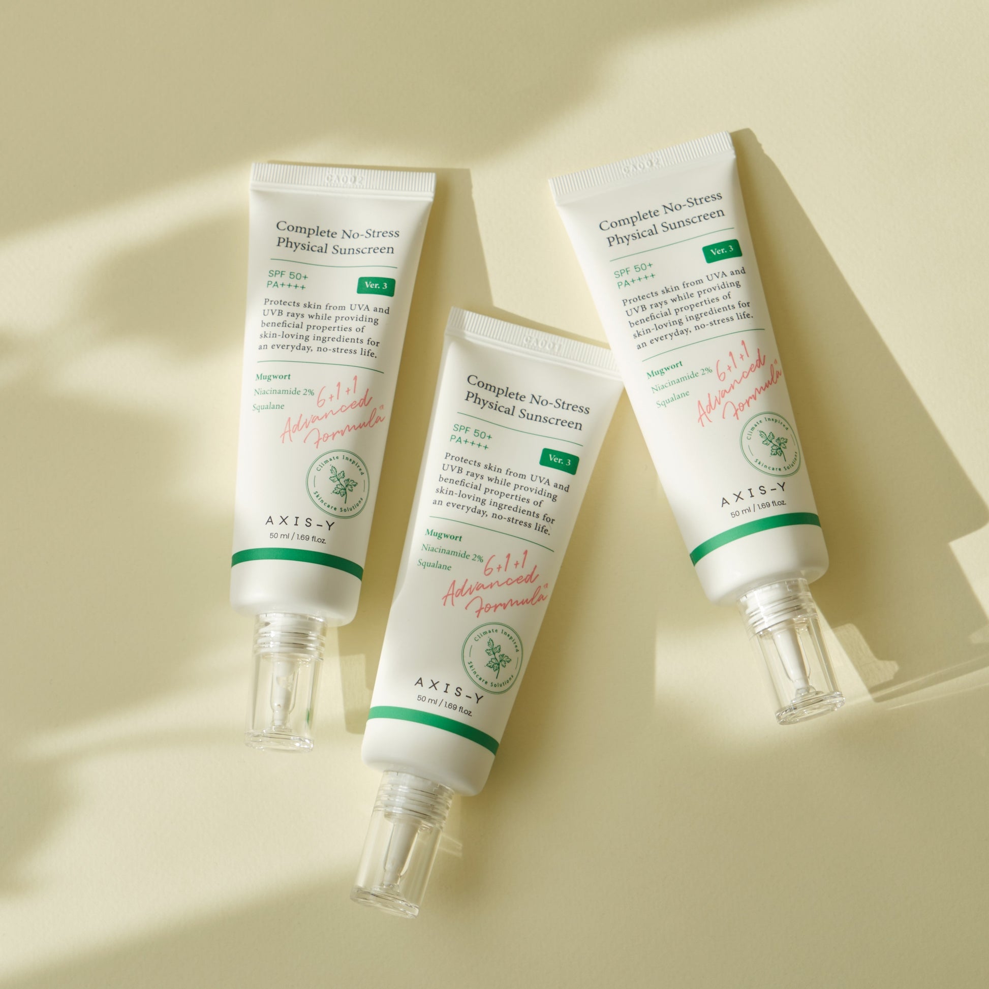 AXIS-Y Complete No-Stress Physical Sunscreen V.3 50ml - Skynkorea
