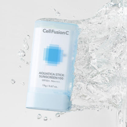 [Cell Fusion C] Aquatica Stick Sunscreen 100 SPF50+ PA++++ 19g - Skynkorea