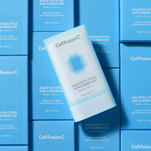 [Cell Fusion C] Aquatica Stick Sunscreen 100 SPF50+ PA++++ 19g - Skynkorea