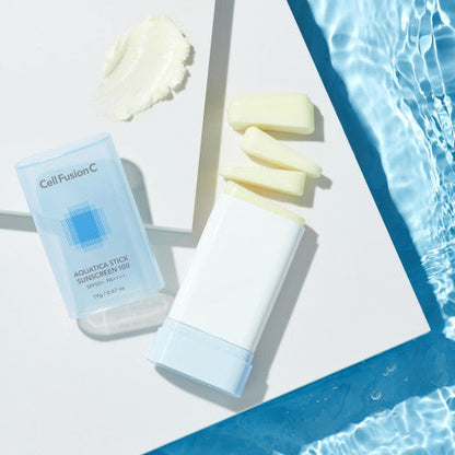 [Cell Fusion C] Aquatica Stick Sunscreen 100 SPF50+ PA++++ 19g - Skynkorea