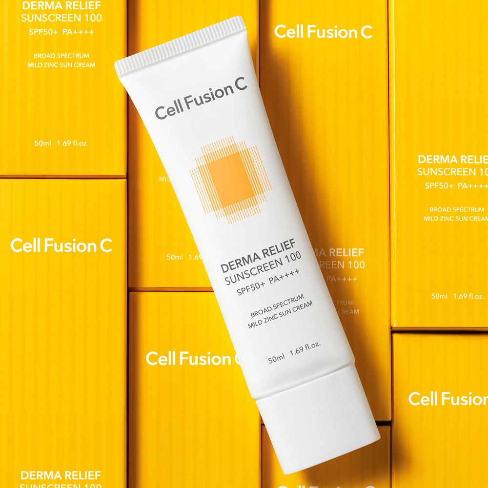 [Cell Fusion C] Derma Relief Sunscreen SPF50+ / PA++++ 50ml - Skynkorea