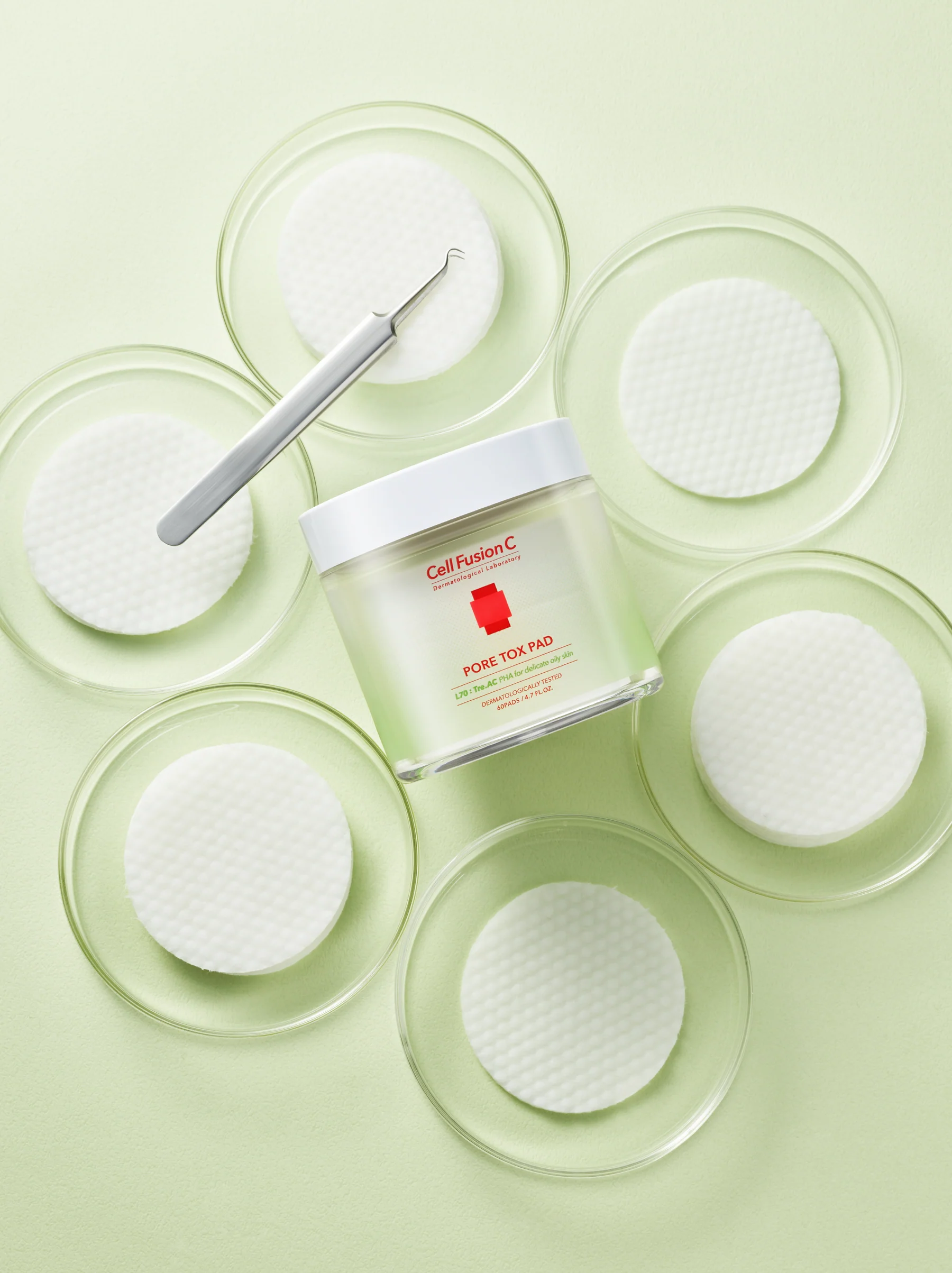 [Cell Fusion C] TRE.AC Pore Tox Pad (60 pads) - Skynkorea