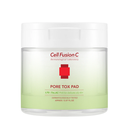 [Cell Fusion C] TRE.AC Pore Tox Pad (60 pads) - Skynkorea