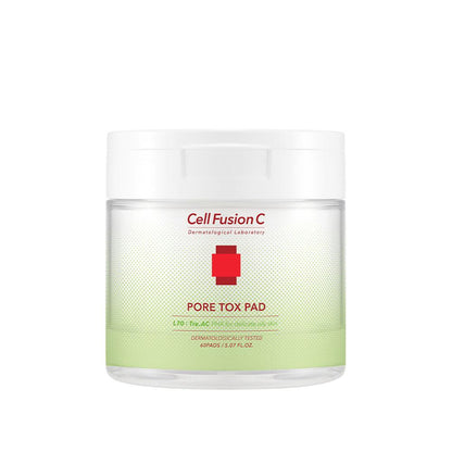 [Cell Fusion C] TRE.AC Pore Tox Pad (60 pads) - Skynkorea