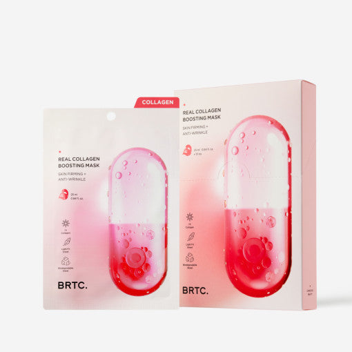BRTC Real Collagen Boosting Mask 25ml X 10P - Skynkorea