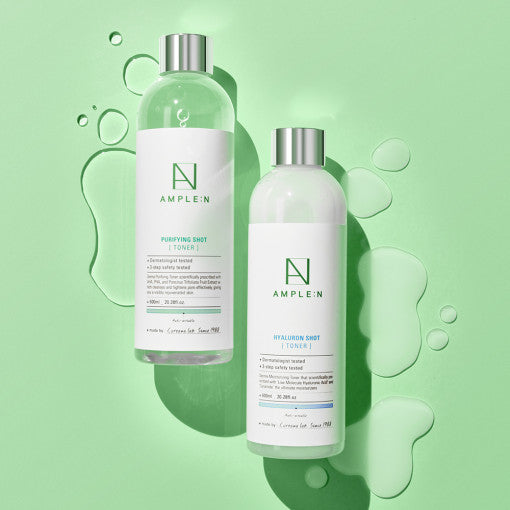 AMPLE:N Hyaluron Shot Toner Jumbo 600ml - Skynkorea