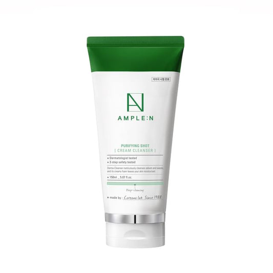 AMPLE:N Purifying Shot Cream Cleanser 150ml - Skynkorea