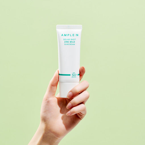 AMPLE:N Solar Shot Zinc Mild Suncream 40ml SPF 50+ PA++++ - Skynkorea