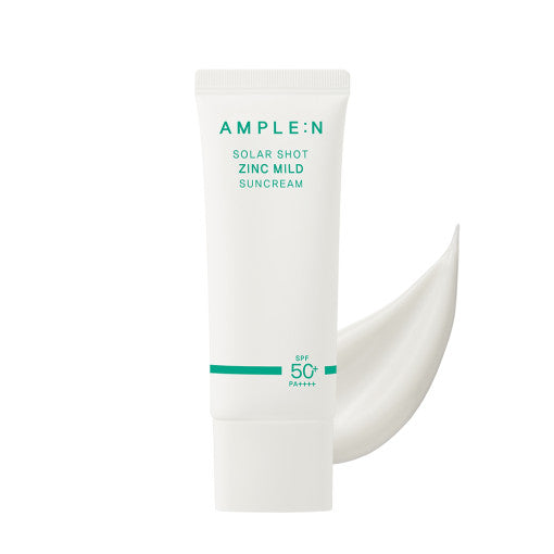AMPLE:N Solar Shot Zinc Mild Suncream 40ml SPF 50+ PA++++ - Skynkorea