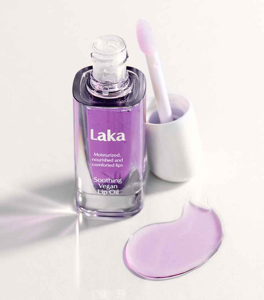 Laka Soothing Vegan Lip Oil #Calming Purple - Skynkorea